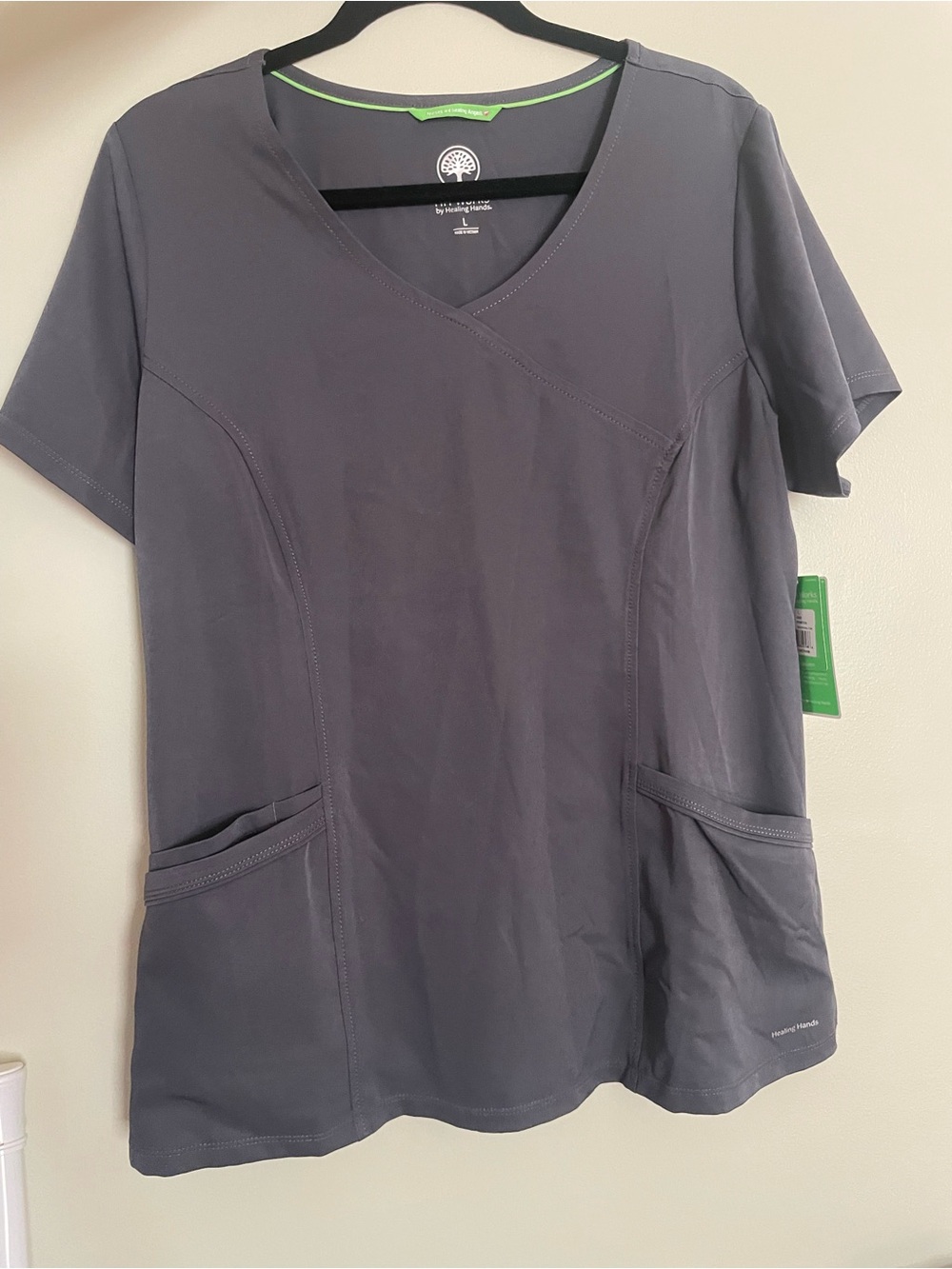 Healing Hands Women's V-Neck Scrub Top